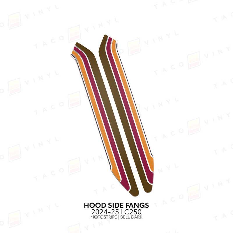 Taco Viny Hood Side Fangs for Land Cruiser 250 (2024-2025) - Aspire Auto Accessories