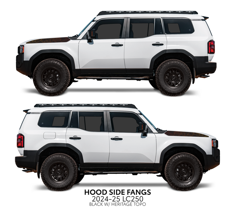 Taco Viny Hood Side Fangs for Land Cruiser 250 (2024-2025) - Aspire Auto Accessories