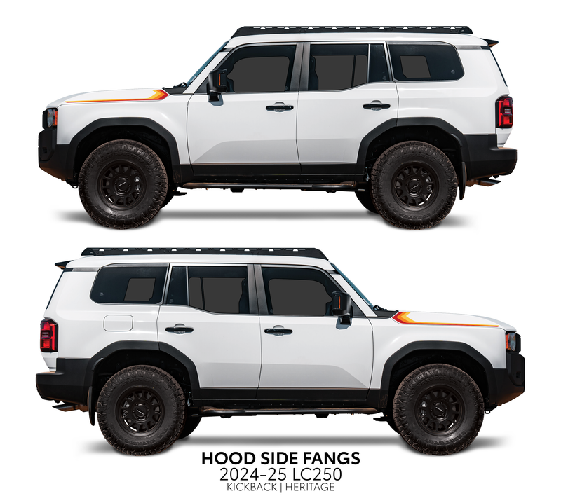 Taco Viny Hood Side Fangs for Land Cruiser 250 (2024-2025) - Aspire Auto Accessories