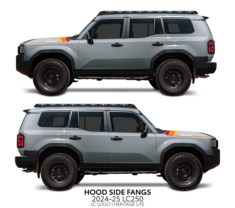 Taco Viny Hood Side Fangs for Land Cruiser 250 (2024-2025) - Aspire Auto Accessories