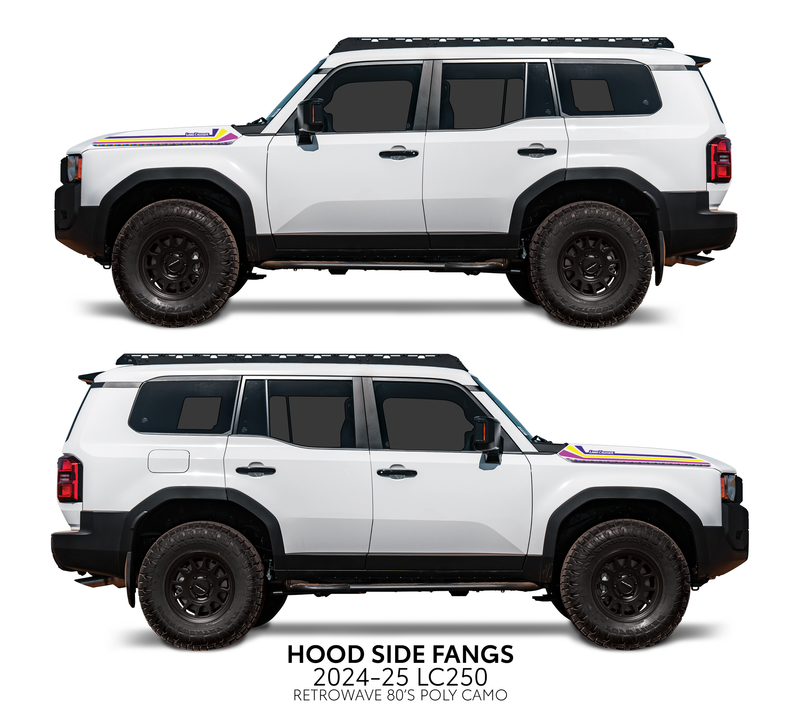 Taco Viny Hood Side Fangs for Land Cruiser 250 (2024-2025) - Aspire Auto Accessories