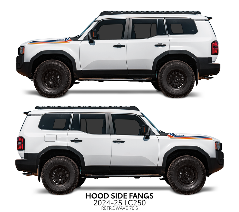 Taco Viny Hood Side Fangs for Land Cruiser 250 (2024-2025) - Aspire Auto Accessories