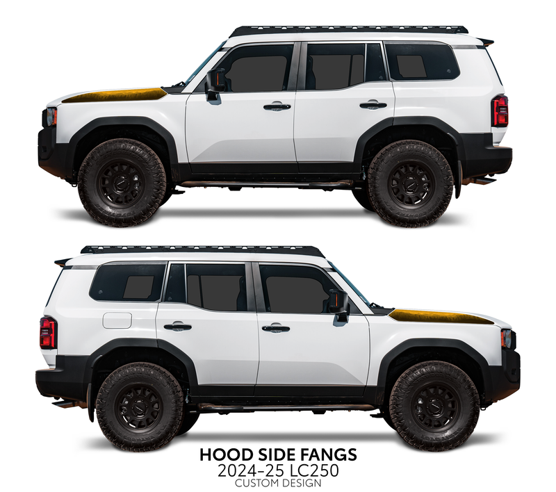Taco Viny Hood Side Fangs for Land Cruiser 250 (2024-2025) - Aspire Auto Accessories