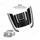 Taco Vinyl Fury Hood Scoop Stamp (W/ Long Fangs) for Tacoma (2024-2025) - Aspire Auto Accessories