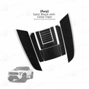 Taco Vinyl Fury Hood Scoop Stamp (W/ Long Fangs) for Tacoma (2024-2025) - Aspire Auto Accessories