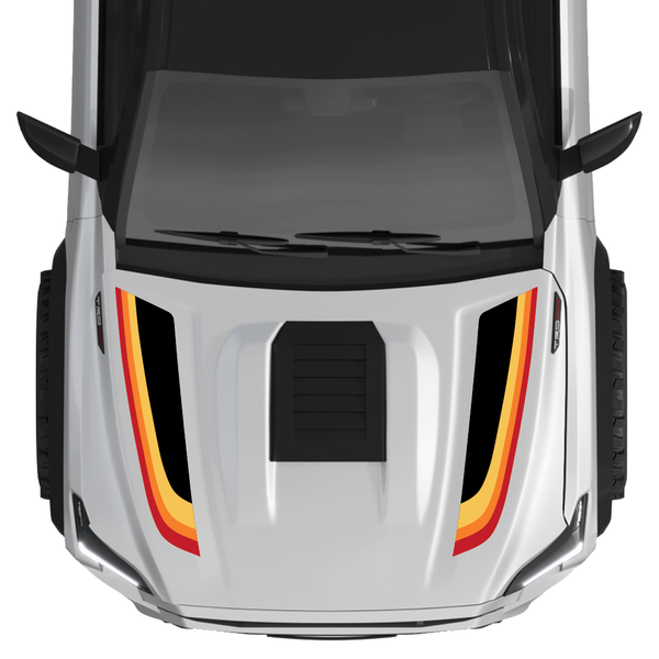 Taco Vinyl Fury Hood Stamp (Fangs Only) for Tacoma (2024-2025) - Aspire Auto Accessories