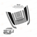 Taco Vinyl Fury Hood Stamp (Fangs Only) for Tacoma (2024-2025) - Aspire Auto Accessories