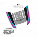 Taco Vinyl Fury Hood Stamp (Fangs Only) for Tacoma (2024-2025) - Aspire Auto Accessories