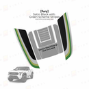 Taco Vinyl Fury Hood Stamp (Fangs Only) for Tacoma (2024-2025) - Aspire Auto Accessories