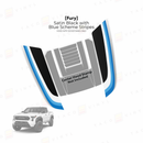 Taco Vinyl Fury Hood Stamp (Fangs Only) for Tacoma (2024-2025) - Aspire Auto Accessories