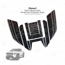 Taco Vinyl Havoc Hood Scoop Stamp (W/ Short Fangs) for Tacoma (2024-2025) - Aspire Auto Accessories