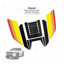 Taco Vinyl Havoc Hood Scoop Stamp (W/ Short Fangs) for Tacoma (2024-2025) - Aspire Auto Accessories