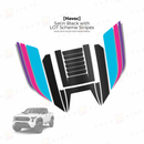 Taco Vinyl Havoc Hood Scoop Stamp (W/ Short Fangs) for Tacoma (2024-2025) - Aspire Auto Accessories