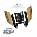 Taco Vinyl Havoc Hood Scoop Stamp (W/ Short Fangs) for Tacoma (2024-2025) - Aspire Auto Accessories