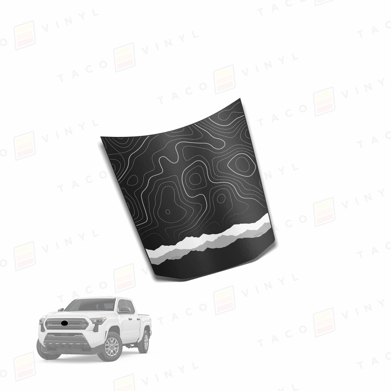 Taco Vinyl Center Hood Stamp for Tacoma (2024-2025)