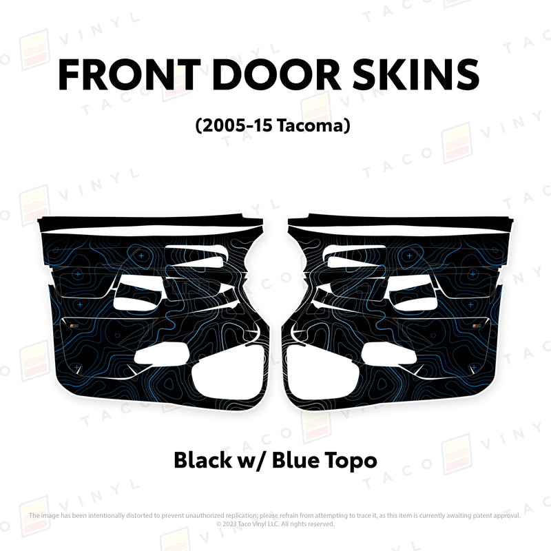 Taco Vinyl Door Skins for Tacoma (2005-2015) - Aspire Auto Accessories