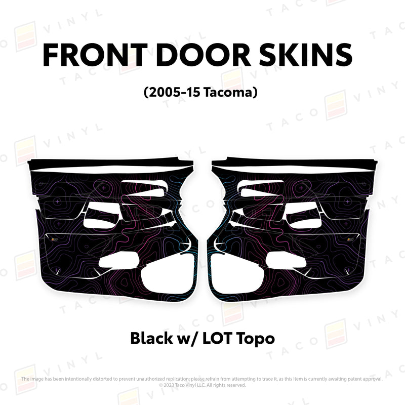 Taco Vinyl Door Skins for Tacoma (2005-2015) - Aspire Auto Accessories