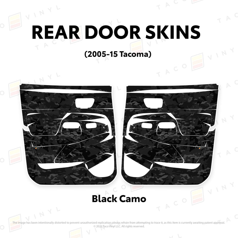 Taco Vinyl Door Skins for Tacoma (2005-2015) - Aspire Auto Accessories