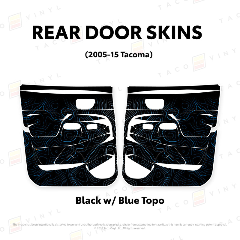 Taco Vinyl Door Skins for Tacoma (2005-2015) - Aspire Auto Accessories