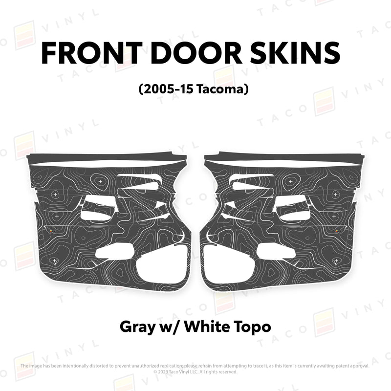 Taco Vinyl Door Skins for Tacoma (2005-2015) - Aspire Auto Accessories