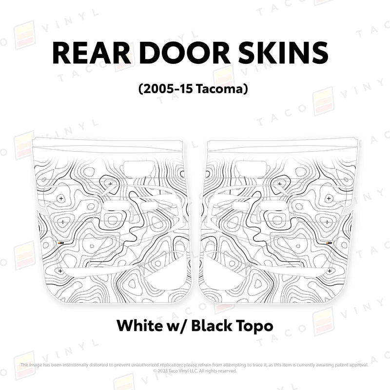 Taco Vinyl Door Skins for Tacoma (2005-2015) - Aspire Auto Accessories
