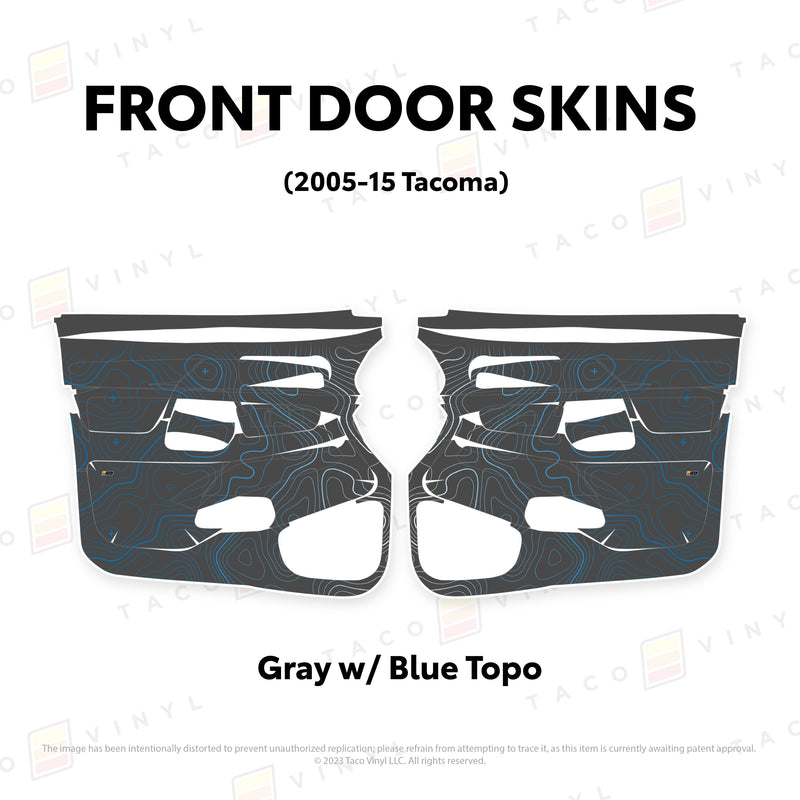Taco Vinyl Door Skins for Tacoma (2005-2015) - Aspire Auto Accessories