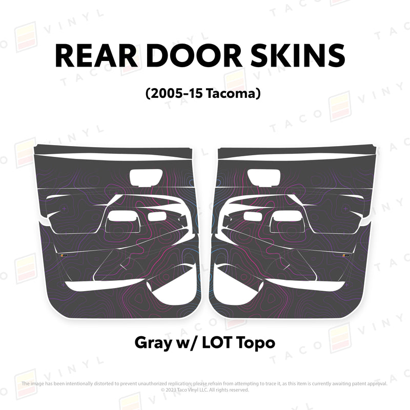 Taco Vinyl Door Skins for Tacoma (2005-2015) - Aspire Auto Accessories