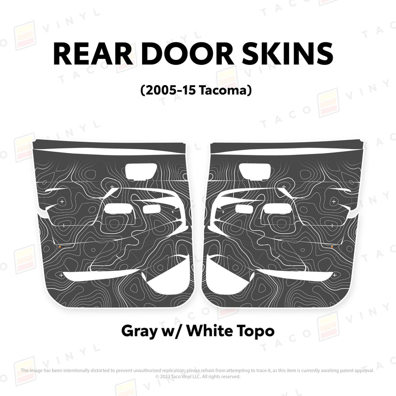Taco Vinyl Door Skins for Tacoma (2005-2015) - Aspire Auto Accessories