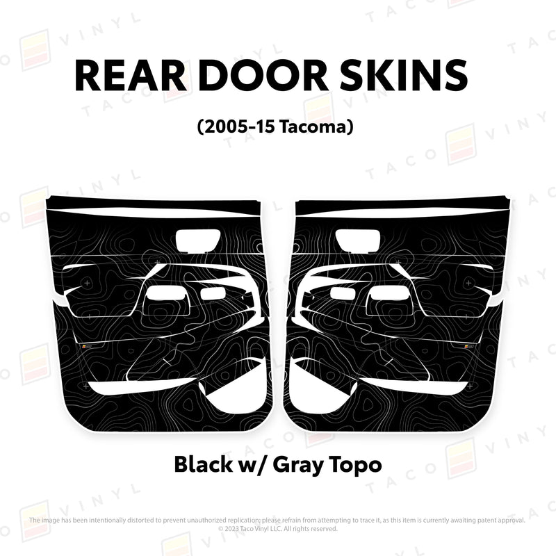 Taco Vinyl Door Skins for Tacoma (2005-2015) - Aspire Auto Accessories