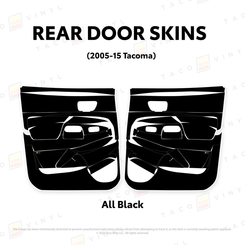 Taco Vinyl Door Skins for Tacoma (2005-2015) - Aspire Auto Accessories
