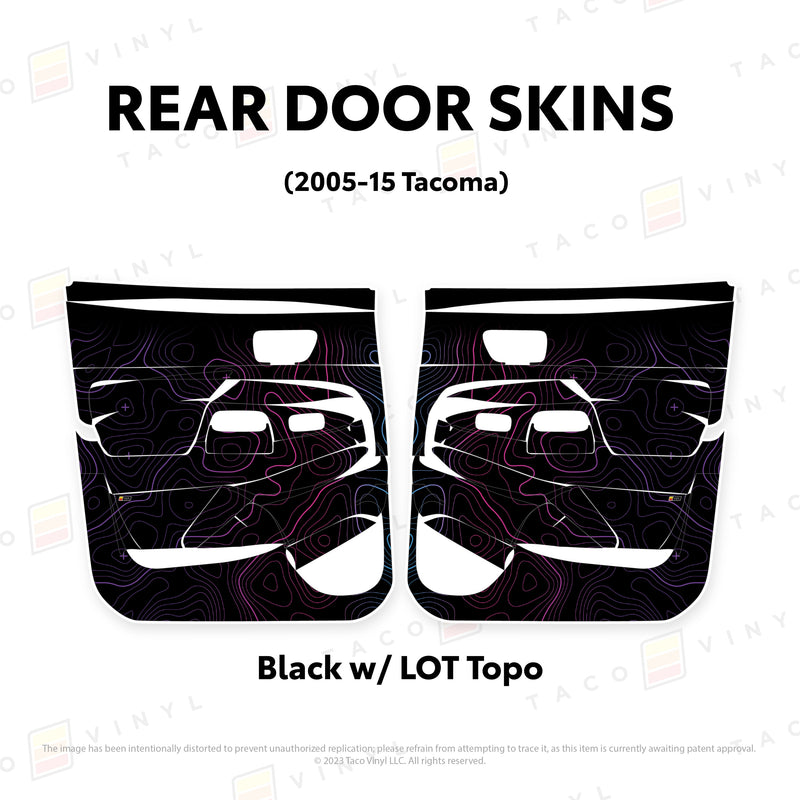 Taco Vinyl Door Skins for Tacoma (2005-2015) - Aspire Auto Accessories
