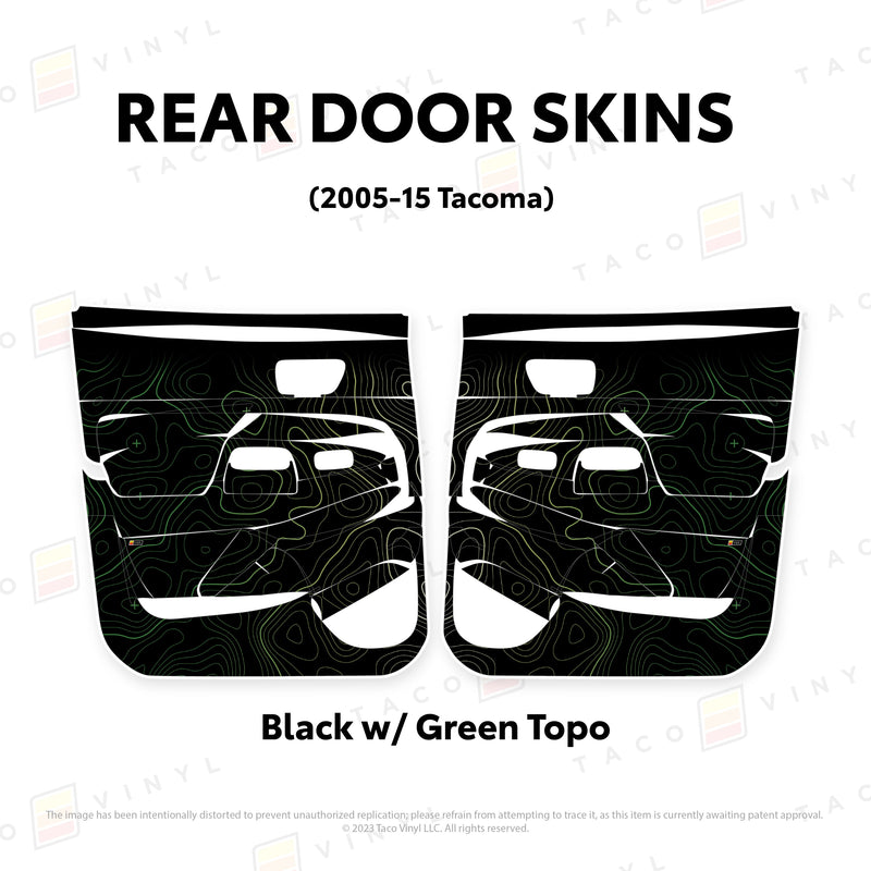 Taco Vinyl Door Skins for Tacoma (2005-2015) - Aspire Auto Accessories