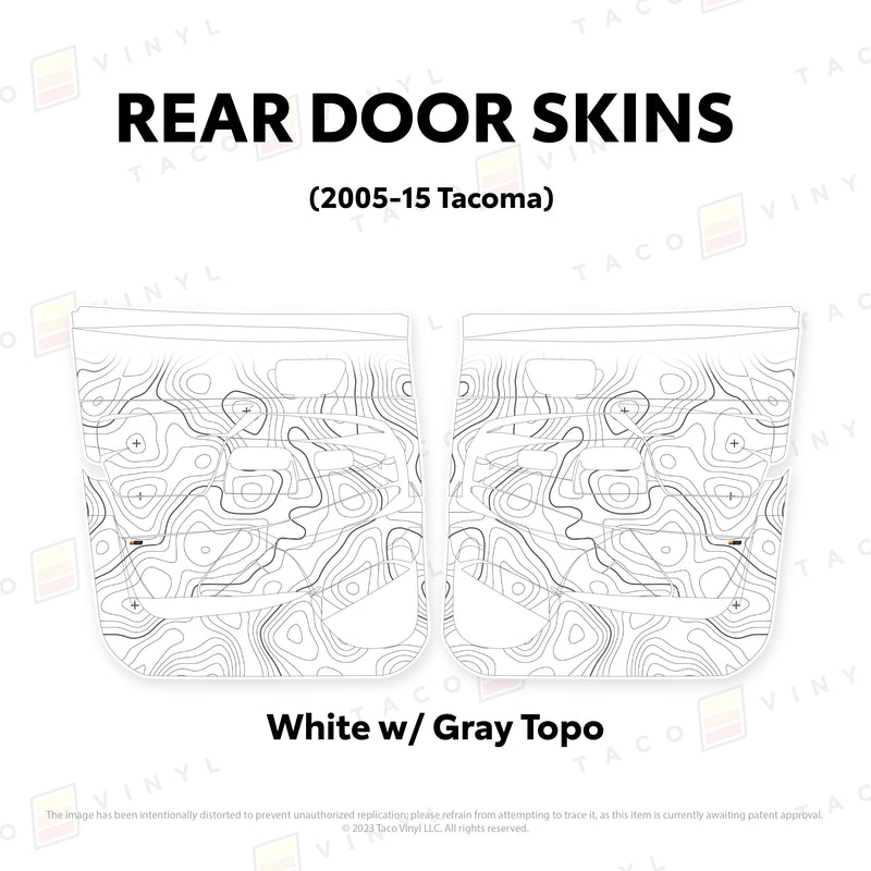 Taco Vinyl Door Skins for Tacoma (2005-2015) - Aspire Auto Accessories