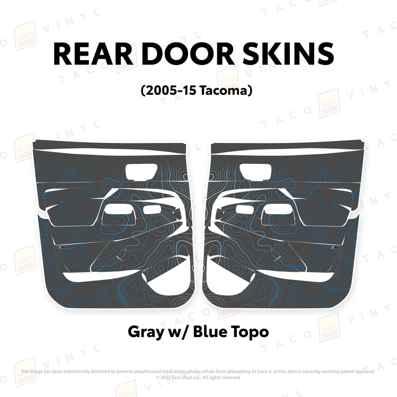 Taco Vinyl Door Skins for Tacoma (2005-2015) - Aspire Auto Accessories
