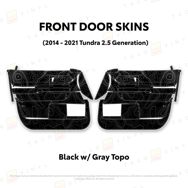 Taco Vinyl Door Skins for Tundra (2014-2021) - Aspire Auto Accessories