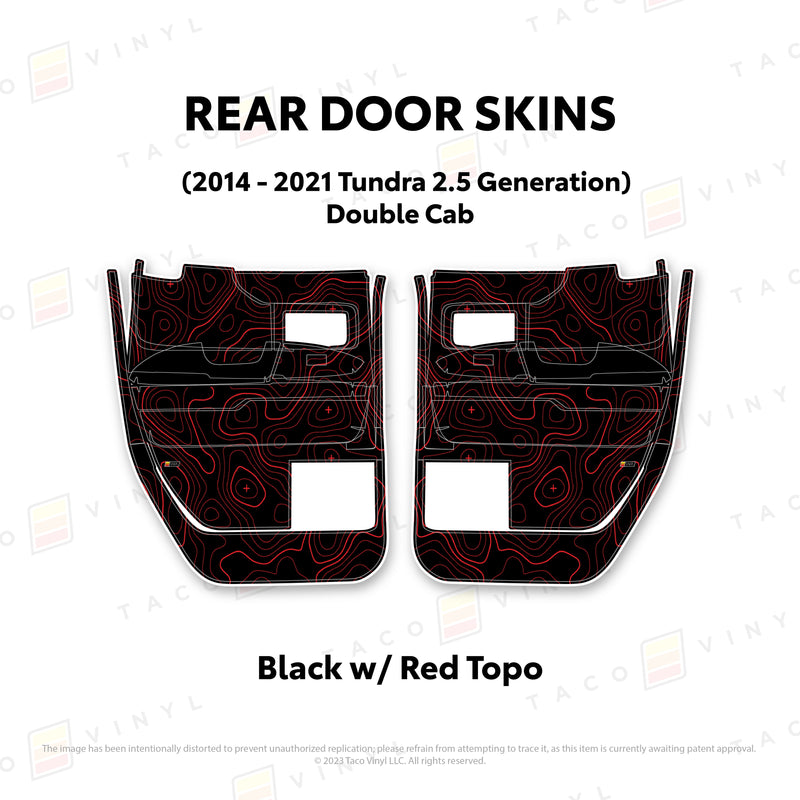 Taco Vinyl Door Skins for Tundra (2014-2021) - Aspire Auto Accessories