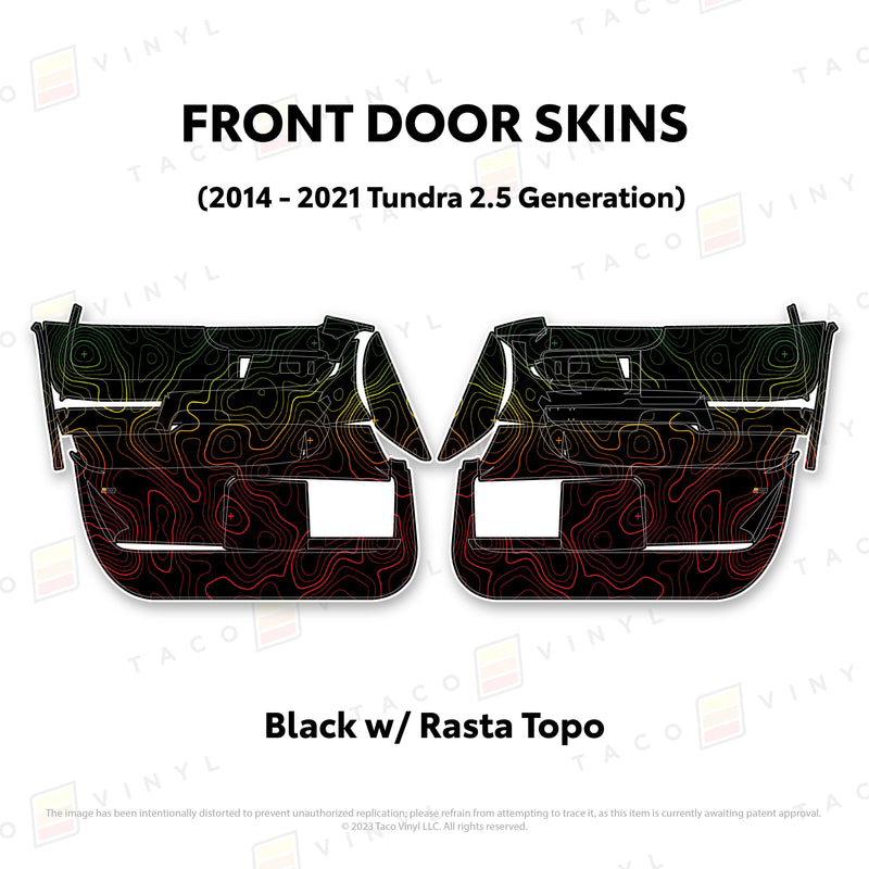 Taco Vinyl Door Skins for Tundra (2014-2021) - Aspire Auto Accessories