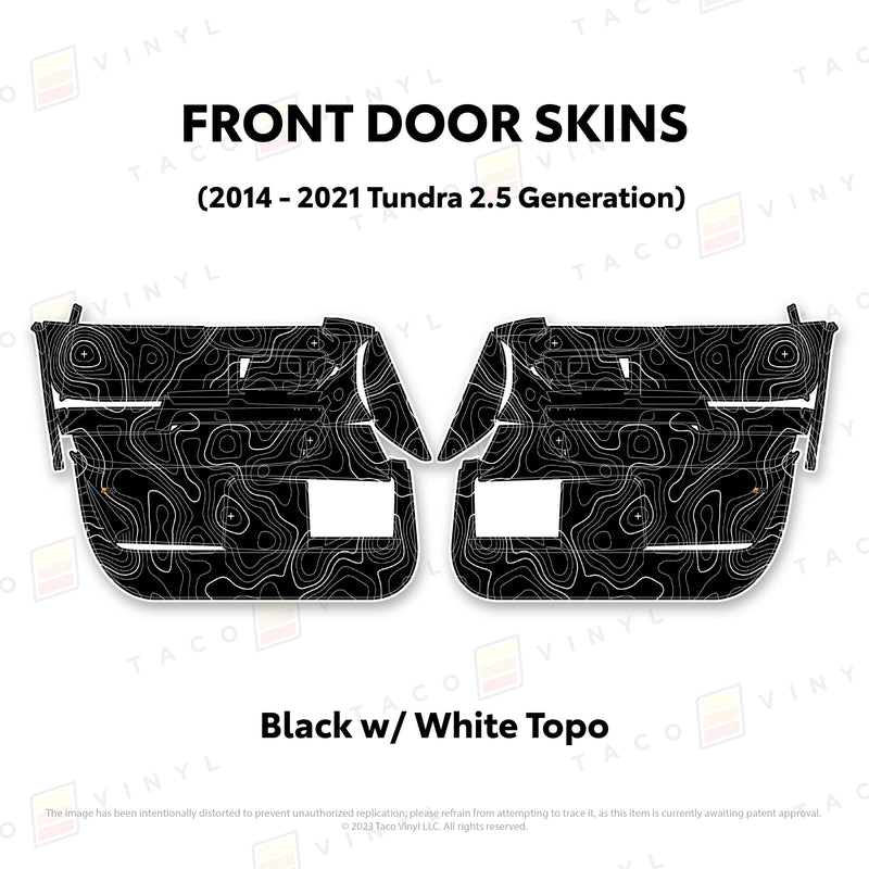 Taco Vinyl Door Skins for Tundra (2014-2021) - Aspire Auto Accessories