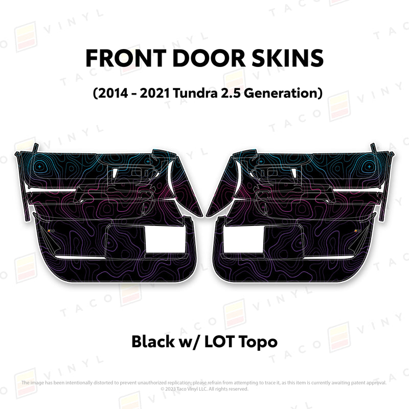Taco Vinyl Door Skins for Tundra (2014-2021) - Aspire Auto Accessories