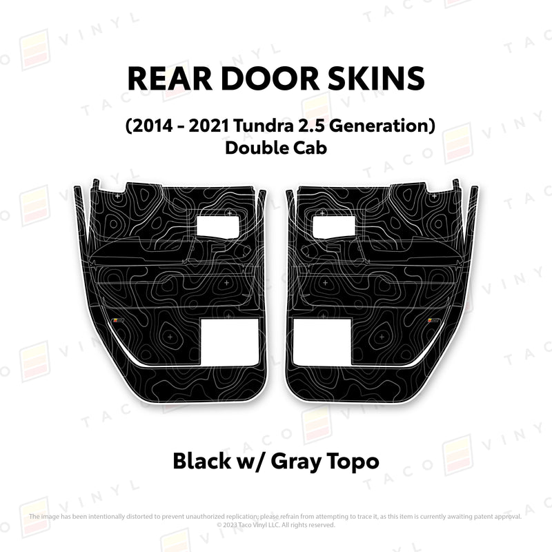 Taco Vinyl Door Skins for Tundra (2014-2021) - Aspire Auto Accessories