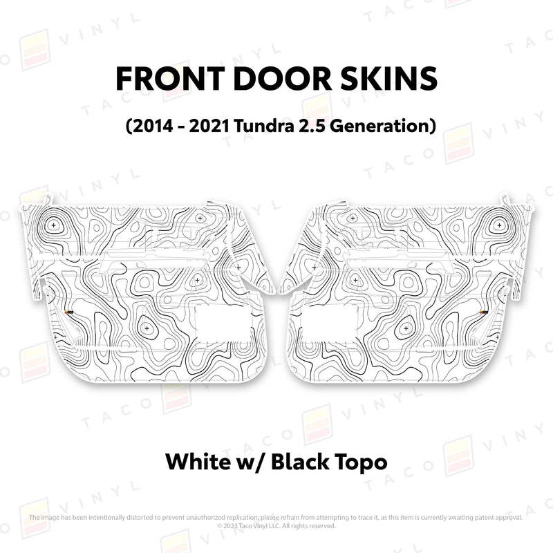 Taco Vinyl Door Skins for Tundra (2014-2021) - Aspire Auto Accessories
