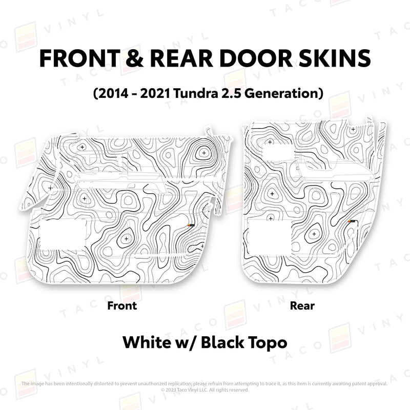 Taco Vinyl Door Skins for Tundra (2014-2021) - Aspire Auto Accessories