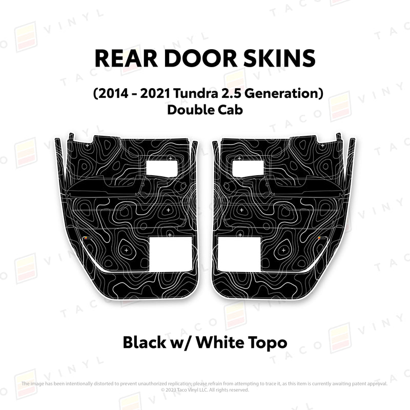 Taco Vinyl Door Skins for Tundra (2014-2021) - Aspire Auto Accessories