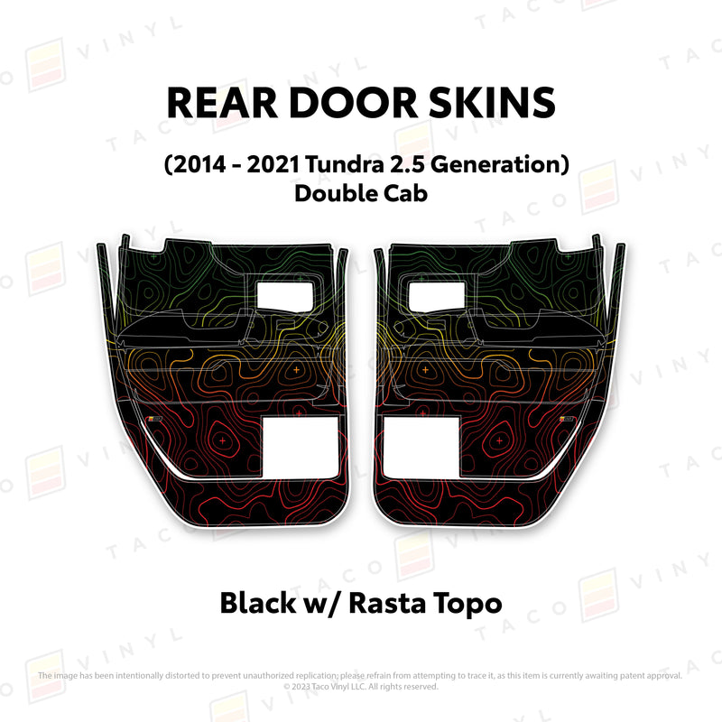 Taco Vinyl Door Skins for Tundra (2014-2021) - Aspire Auto Accessories