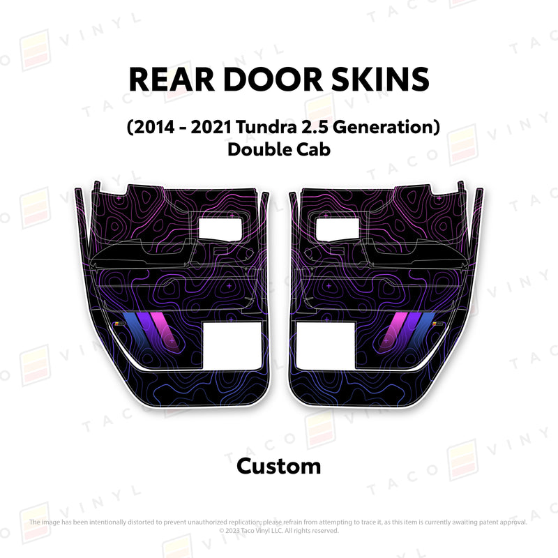 Taco Vinyl Door Skins for Tundra (2014-2021) - Aspire Auto Accessories