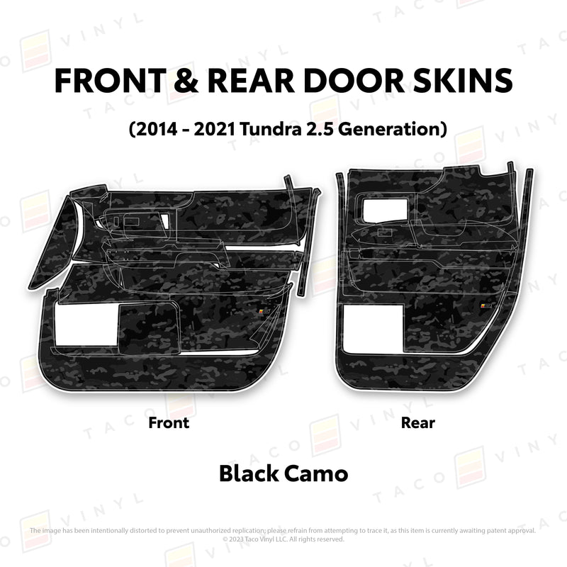 Taco Vinyl Door Skins for Tundra (2014-2021) - Aspire Auto Accessories
