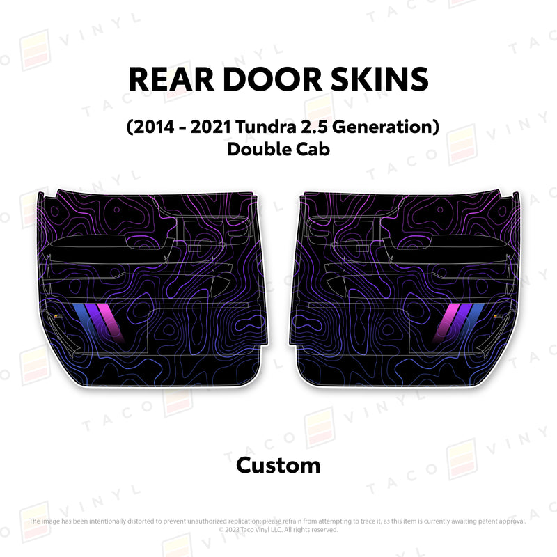 Taco Vinyl Door Skins for Tundra (2014-2021) - Aspire Auto Accessories