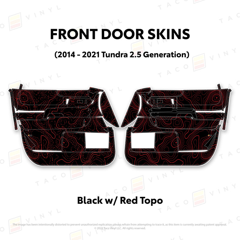 Taco Vinyl Door Skins for Tundra (2014-2021) - Aspire Auto Accessories