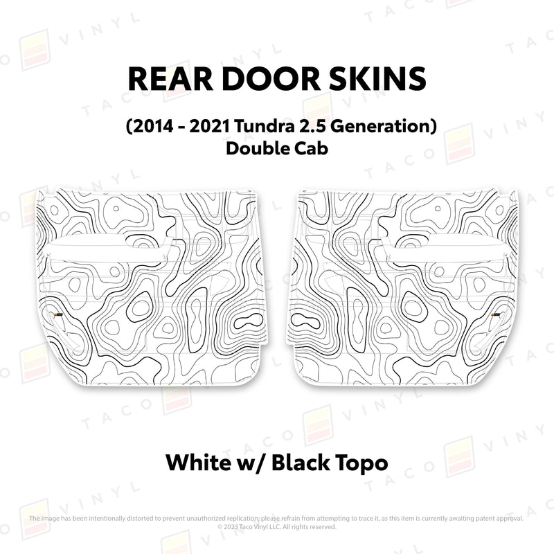 Taco Vinyl Door Skins for Tundra (2014-2021) - Aspire Auto Accessories