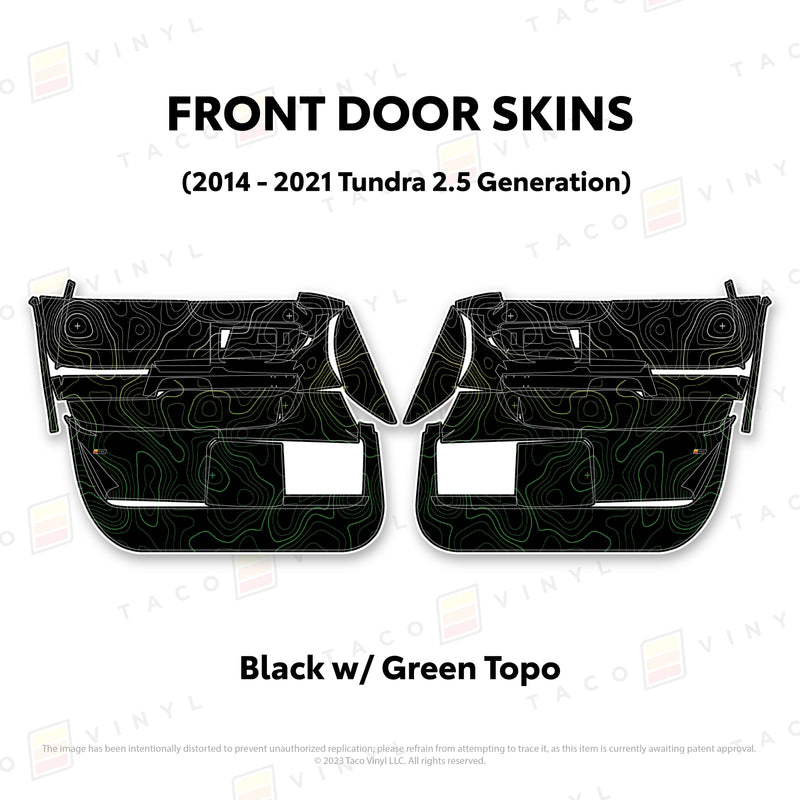 Taco Vinyl Door Skins for Tundra (2014-2021) - Aspire Auto Accessories